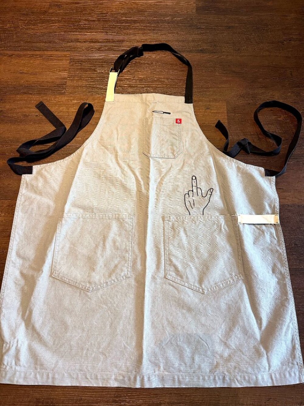 Olivia Tiedemann Hedley & Bennett Essential Apron Collab Earl Grey Canvas